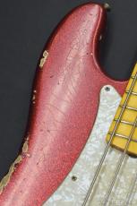 Fender Custom Shop Limited Edition Masterbuilt J Precision Bass PJ King's Red Sparkle by Greg Fessler_6