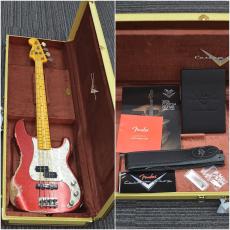Fender Custom Shop Limited Edition Masterbuilt J Precision Bass PJ King's Red Sparkle by Greg Fessler_11