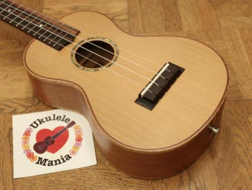 Mahalo MM2 Satin Finish Cedar-top Solid Mahogany Concert Ukulele w/Mike