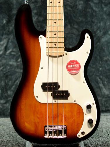 Squier by Fender 《未展示品!!》Sonic Precision Bass -2-Color Sunburst-【薄く軽量なボディ!!】
