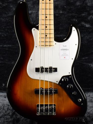 Fender Made In Japan Hybrid II Jazz Bass -3-Color Sunburst / Maple-