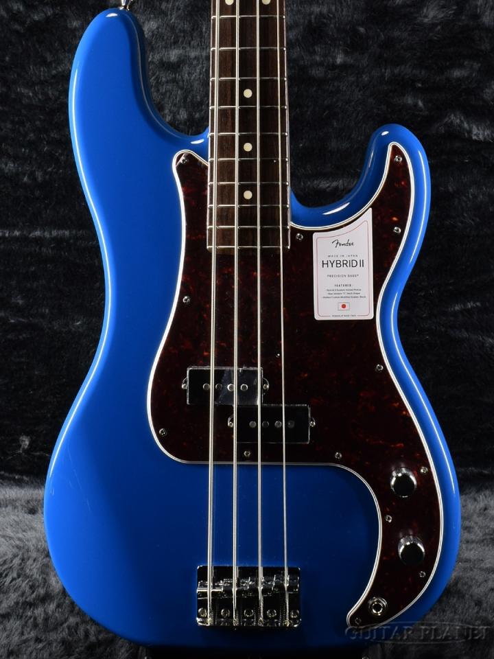 Fender Made In Japan Hybrid II Precision Bass -Forest Blue