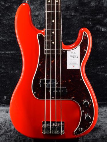 Fender Made In Japan Hybrid II Precision Bass -Modena Red / Rosewood-