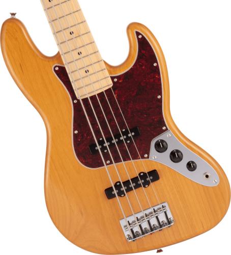 Fender Made in Japan Hybrid II Jazz Bass V  Maple Fingerboard Vintage Natural 【お取り寄せ商品】