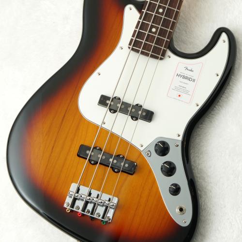 Fender Made in Japan Hybrid II Jazz Bass 3-Color Sunburst 【現代的で馴染みやすいモデル】【3.90kg】