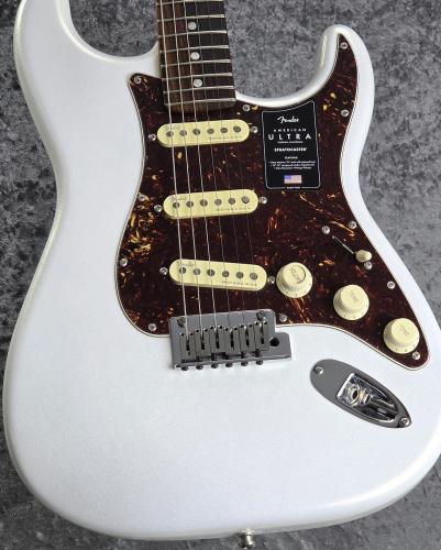 Fender American Ultra Stratocaster RW / Arctic Pearl  [#US23070869][3.92kg]