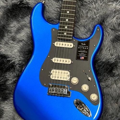 Fender American Ultra II Stratocaster HSS Noble Blue / Ebony 【特価】【フェンダーの最も先進的なシリーズ!】