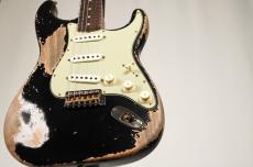 Fender Custom Shop 62/63 Stratocaster Super Heavy Relic -Black- [3.57kg]_4