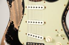 Fender Custom Shop 62/63 Stratocaster Super Heavy Relic -Black- [3.57kg]_6