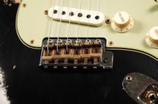Fender Custom Shop 62/63 Stratocaster Super Heavy Relic -Black- [3.57kg]_7