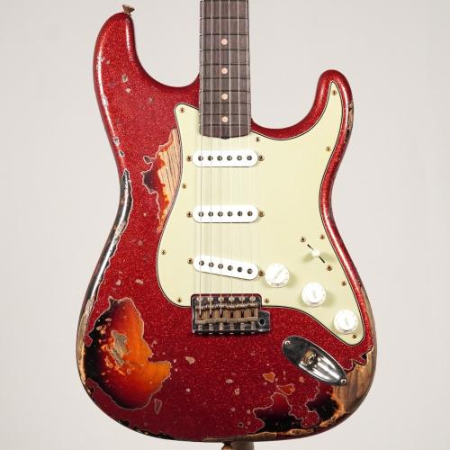 Fender Custom Shop 1961 Stratocaster Super Heavy Relic -Red Sparkle over 3TS- [3.57kg]