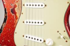 Fender Custom Shop 1961 Stratocaster Super Heavy Relic -Red Sparkle over 3TS- [3.57kg]_6