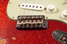 Fender Custom Shop 1961 Stratocaster Super Heavy Relic -Red Sparkle over 3TS- [3.57kg]_7
