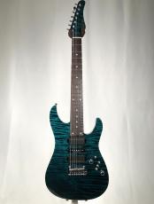 SCHECTER 【厳選キルトメイプル】EX5B-24-7st CTM/VTR M/HR -Black Turquoise-【USED】_2