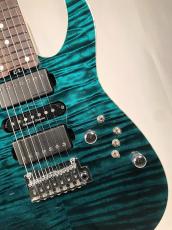 SCHECTER 【厳選キルトメイプル】EX5B-24-7st CTM/VTR M/HR -Black Turquoise-【USED】_3