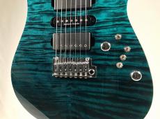 SCHECTER 【厳選キルトメイプル】EX5B-24-7st CTM/VTR M/HR -Black Turquoise-【USED】_5