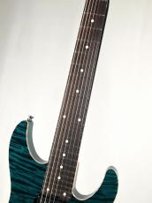 SCHECTER 【厳選キルトメイプル】EX5B-24-7st CTM/VTR M/HR -Black Turquoise-【USED】_7