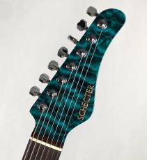 SCHECTER 【厳選キルトメイプル】EX5B-24-7st CTM/VTR M/HR -Black Turquoise-【USED】_8