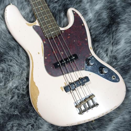 Fender Flea Jazz Bass Roadworn Shell Pink
