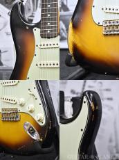 Fender Custom Shop MBS 1962 Stratocaster Relic -Wide Black 2 Color Sunburst- by Ron Thorn 2020USED!!_7
