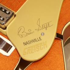 Gretsch G6120T-BSSMK Brian Setzer Signature Nashville Hollow Body '59 "Smoke" with Bigsby, Smoke Orange_9
