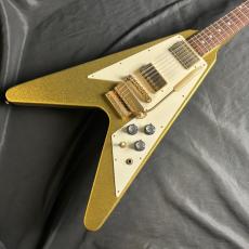 Gibson 1967 FlyingV Short Maestro VOS Gold Sparkle