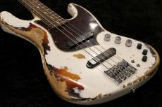 XOTiC Custom Order XJ-1T 4st MH Super Heavy Aged/Olympic White over 3 Tone Sunburst【3.98kg】_4
