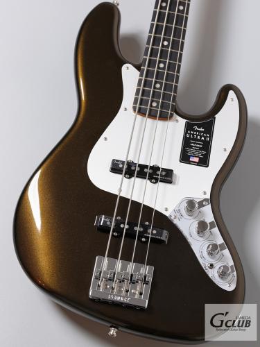 Fender American Ultra II Jazz Bass TXT / Texas Tea【重量4.28kg】【ギグバックプレゼント】