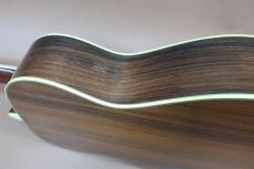 YAMAHA S-21/ 初年度Model・Semi Jumbo・Original Peg・Solid Spruce Top・Solid Palisander Back・Palisander Side・Herringbone Binding & Rosette・Palisander Fingerboard and Bridge・Mahogany Neck・Custom Bridge and End-Pin【Wi_4