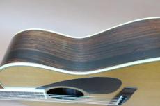 YAMAHA S-21/ 初年度Model・Semi Jumbo・Original Peg・Solid Spruce Top・Solid Palisander Back・Palisander Side・Herringbone Binding & Rosette・Palisander Fingerboard and Bridge・Mahogany Neck・Custom Bridge and End-Pin【Wi_5