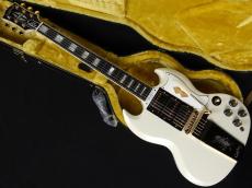 Epiphone Inspired by Gibson Custom 1963 Les Paul SG Custom With Maestro Vibrola Classic White ★盛夏SALE☆_2