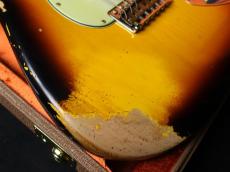 Fender Custom Shop 1960 Stratocaster Heavy Relic Faded Aged 3-Color Sunburst ★盛夏SALE☆_11