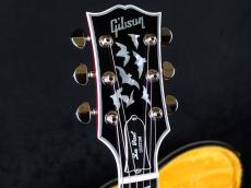 Gibson Custom Shop Les Paul Custom 4A Figured Top "Bats In Flight" Dark Red Burst Gloss NH_5