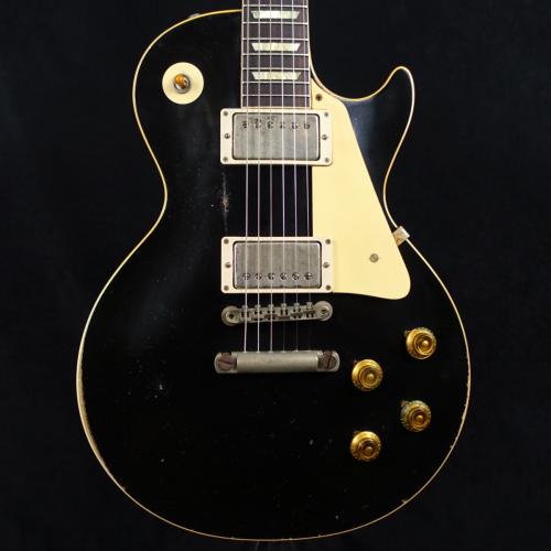 Gibson Custom Shop Murphy Lab 1957 Les Paul Standard All Ebony Over Double Gold Top Ultra Heavy Aged