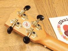 MAHALO Brown Nato Wood Soprano with Gear Tuners _6