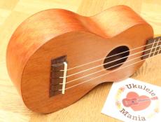 MAHALO Brown Nato Wood Soprano with Gear Tuners _7