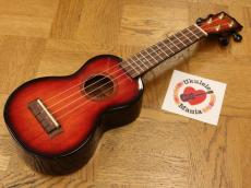 MAHALO Red Burst Soprano with Gear Tuners_5