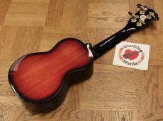MAHALO Red Burst Soprano with Gear Tuners_9
