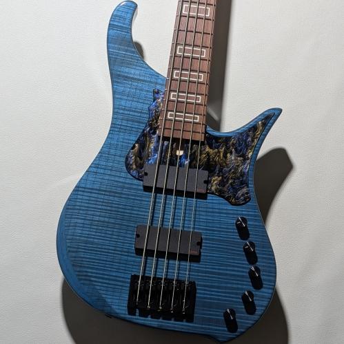 Minamo Guitars 【夏の決算セール】S2 5strings Flame Maple -Blue Jeans- #41【4.39kg】