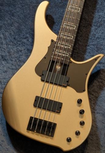 Minamo Guitars 【夏の決算セール】S2 5strings -Shiny Gold- #34【4.60kg】