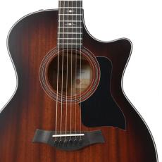 Taylor 324ce Mahogany Shaded Edgeburst Top_5