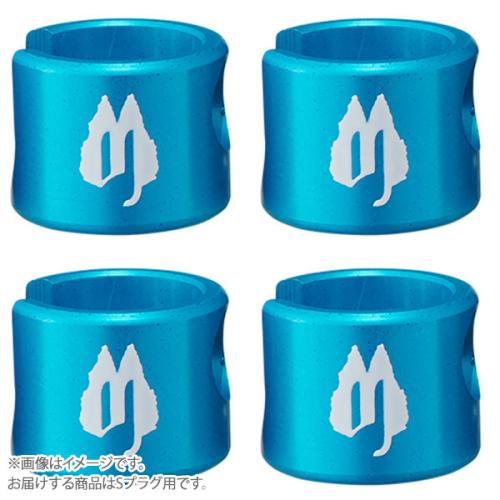 Free The Tone SLC-4AS-BL-4P Blue ソルダーレスプラグ用キャップ CU-416 Sプラグ用 4個入り