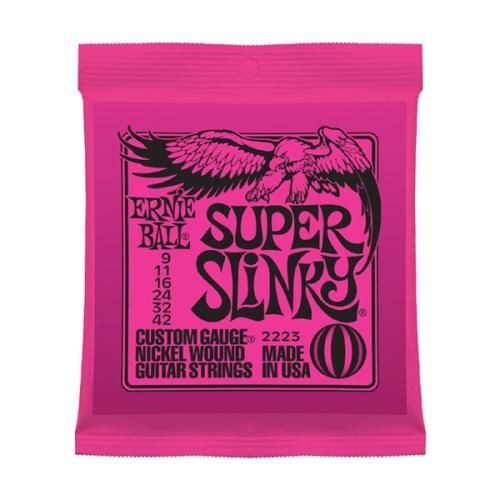 ERNIE BALL 2223 09-42 スーパースリンキーエレキギター弦