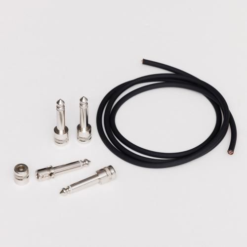 HISTORY HSL-S4K-1M ソルダーレスケーブルパーツ [ ケーブル1M/Sプラグ4個 ] パッチケーブル シールド