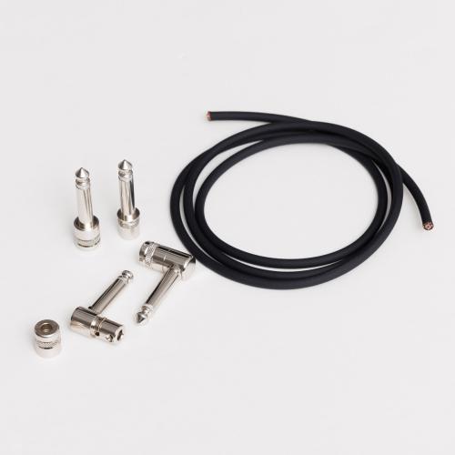 HISTORY HSL-S2L2K-1M ソルダーレスケーブルパーツ [ ケーブル1M/Sプラグ2個・Lプラグ2個 ] パッチケーブル シール