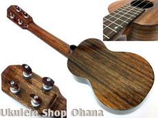 KIDA Ukulele Works ソプラノロングネック AAハワイアンコア #132_2