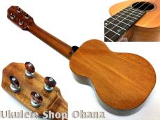 KIDA Ukulele Works ソプラノロングネック ホンジュラスマホガニー #134_2