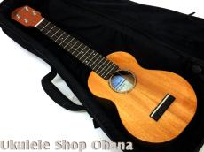 KIDA Ukulele Works ソプラノロングネック ホンジュラスマホガニー #134_5
