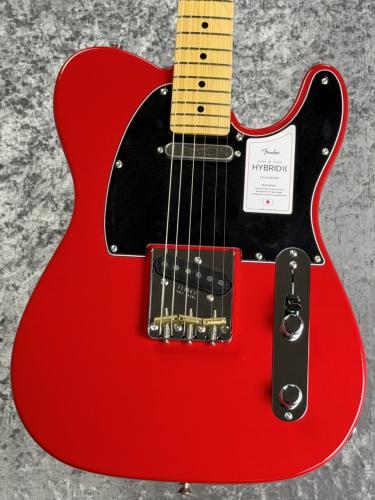 Fender Made in Japan Hybrid II Telecaster/Maple -Modena Red- #JD26000856【約3.36kg】