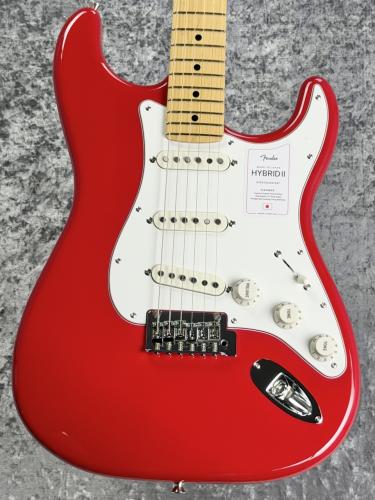 Fender Made in Japan Hybrid II Stratocaster -Modena Red- #JD26016063【約3.46kg】